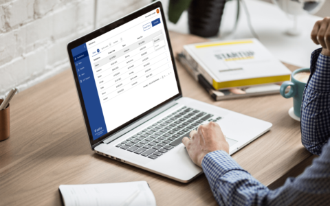 Man working in get e portal