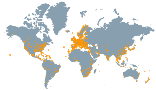 Get-e destination coverage map 